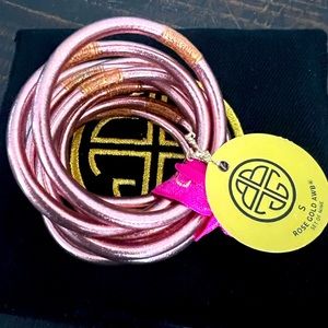 BuDhaGirl All Weather Bangles Rose Gold Size Small